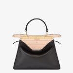 FENDI Peekaboo ISeeU Medium Black, calf leather bag - Image 3